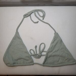 Women's Sage Green Bikini Top